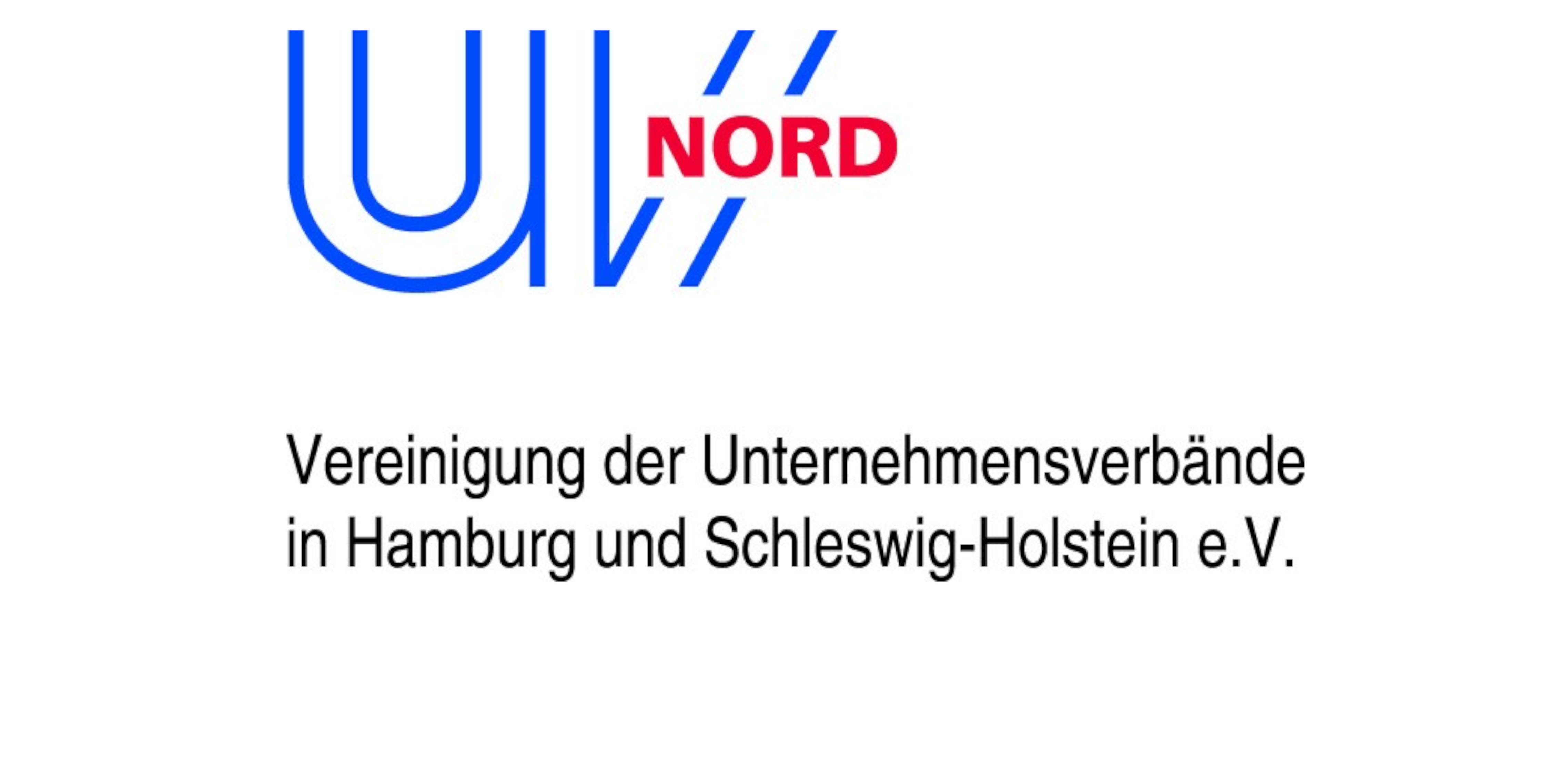Logo: Vereinigung der Unternehmensverbände in Hamburg und Schleswig-Holstein. Externer Link zur Vereinigung der Unternehmensverbände in Hamburg und Schleswig-Holstein