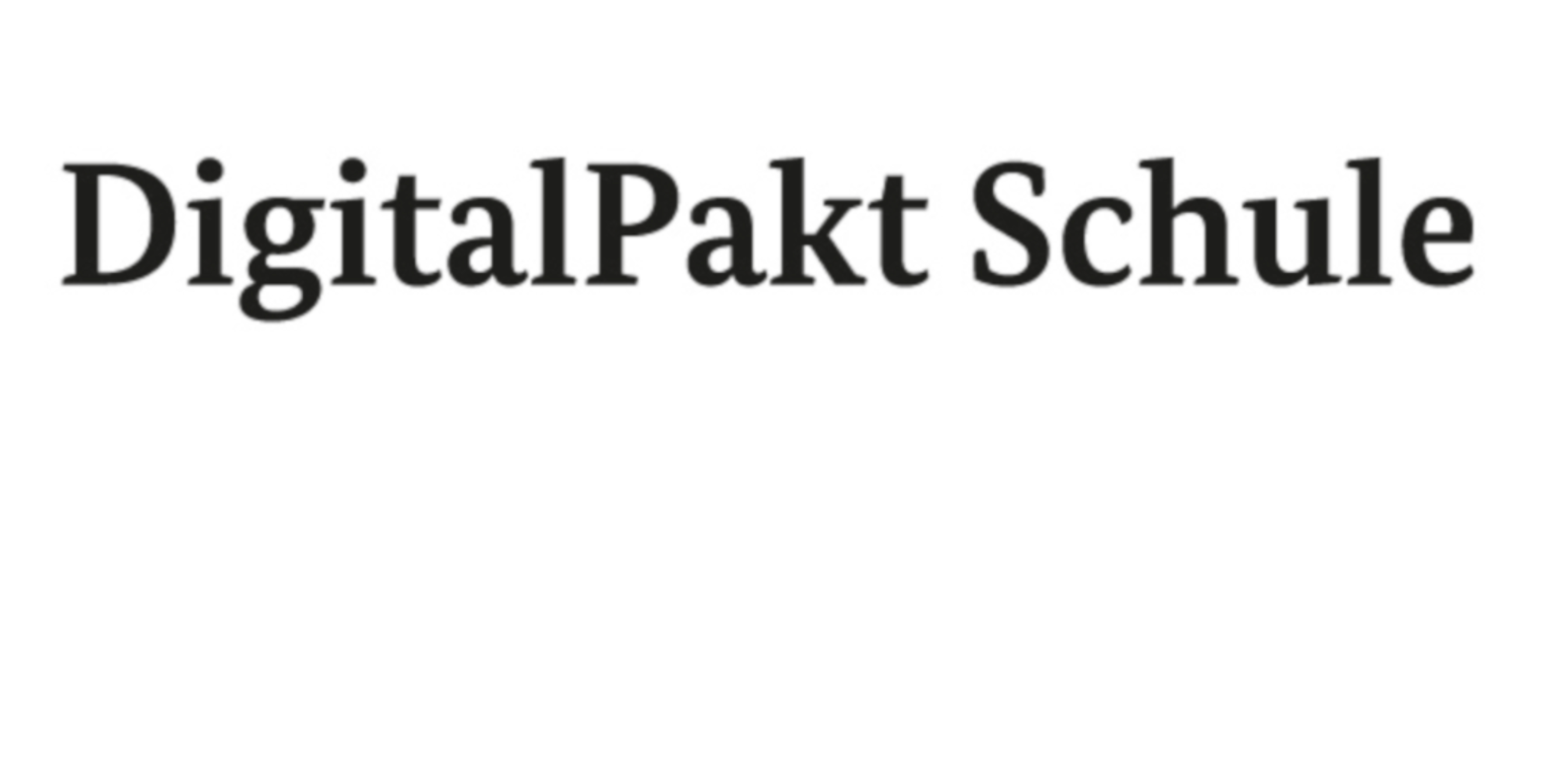 Logo: DigitalPakt Schule. Externer Link zum DigitalPakt Schule